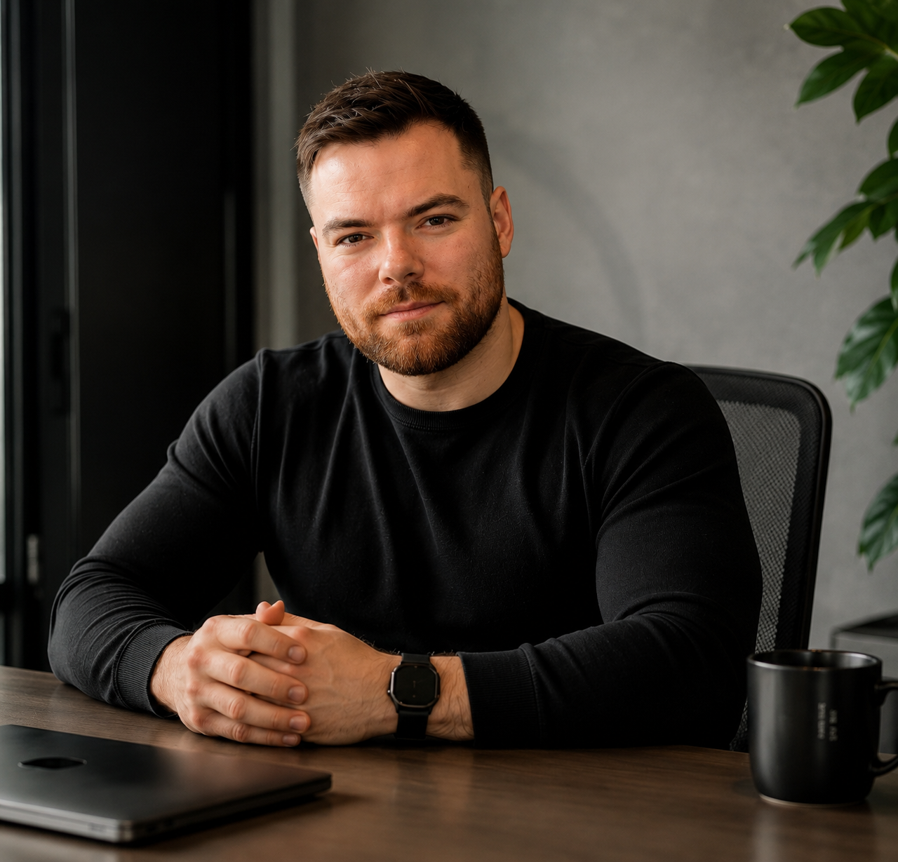 Pavel Hedl at a desk